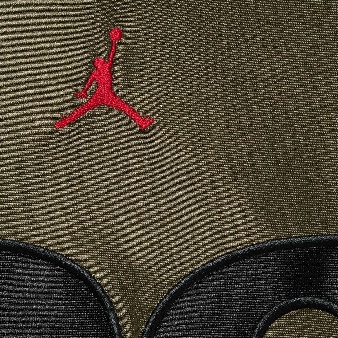 Details on Supreme Jordan Warm Up Jersey Olive from fall winter
                                                    2024 (Price is $148)