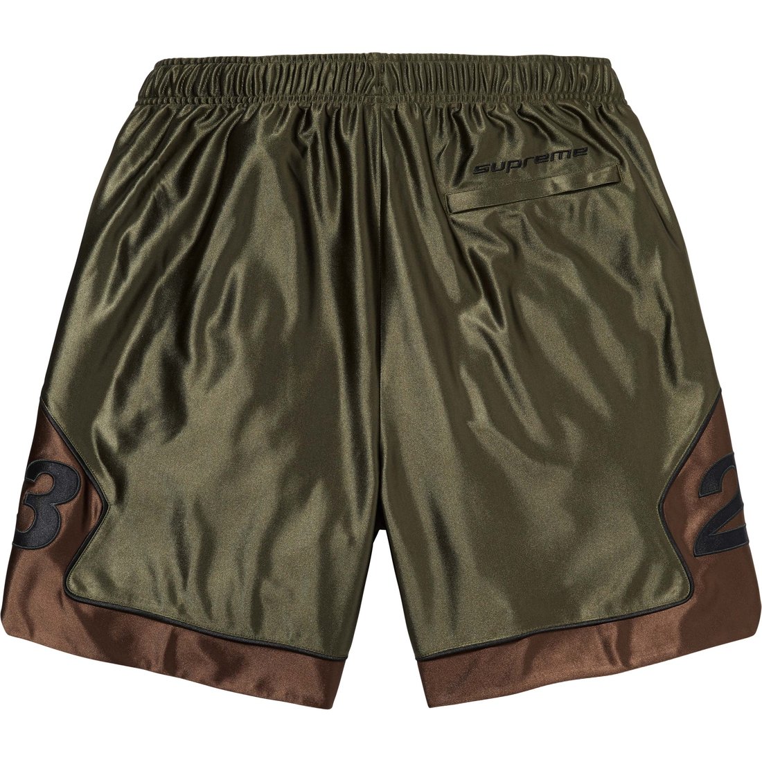 Details on Supreme Jordan Warm Up Short Olive from fall winter
                                                    2024 (Price is $138)