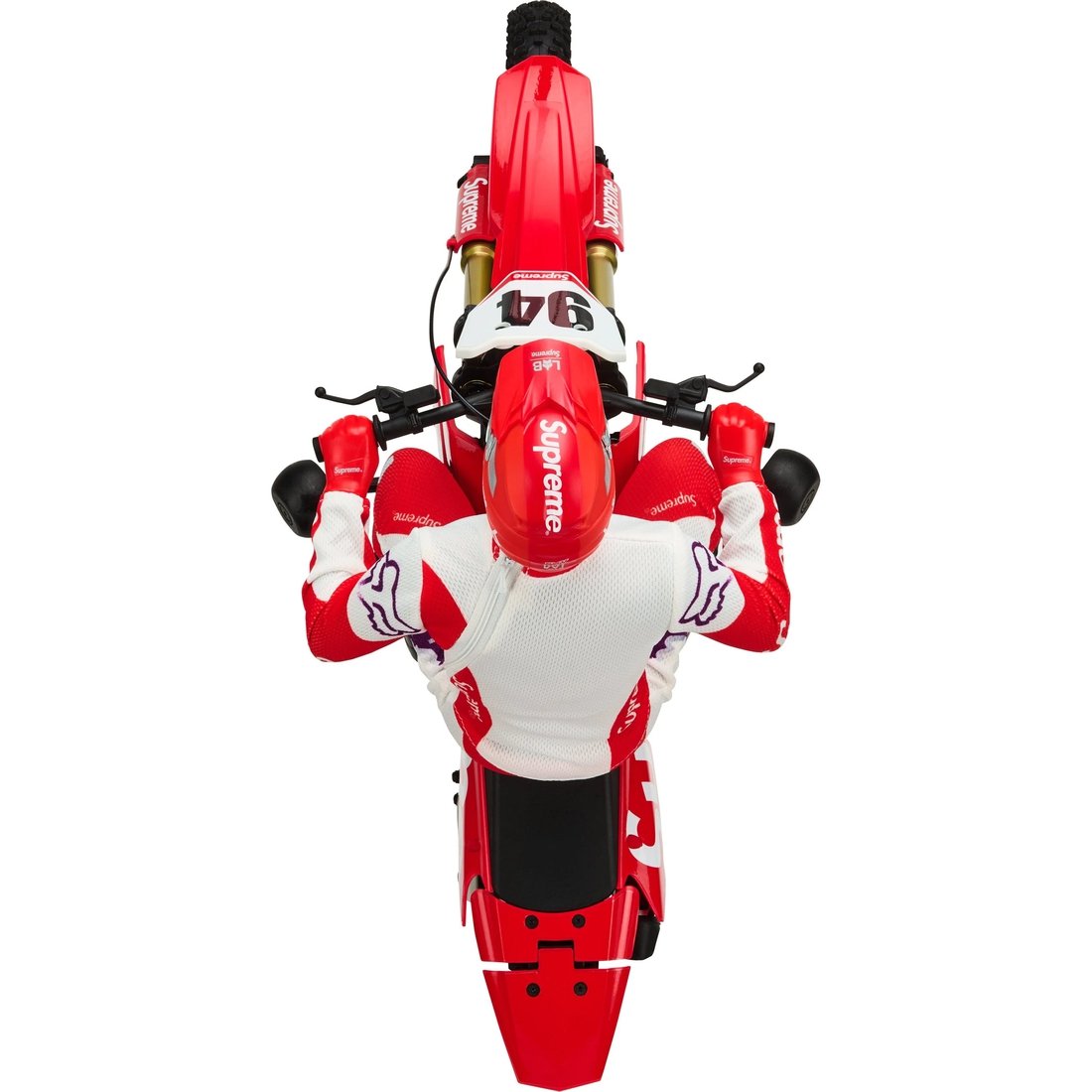 Details on Supreme Losi RC Dirt Bike Red from fall winter
                                                    2024 (Price is $698)