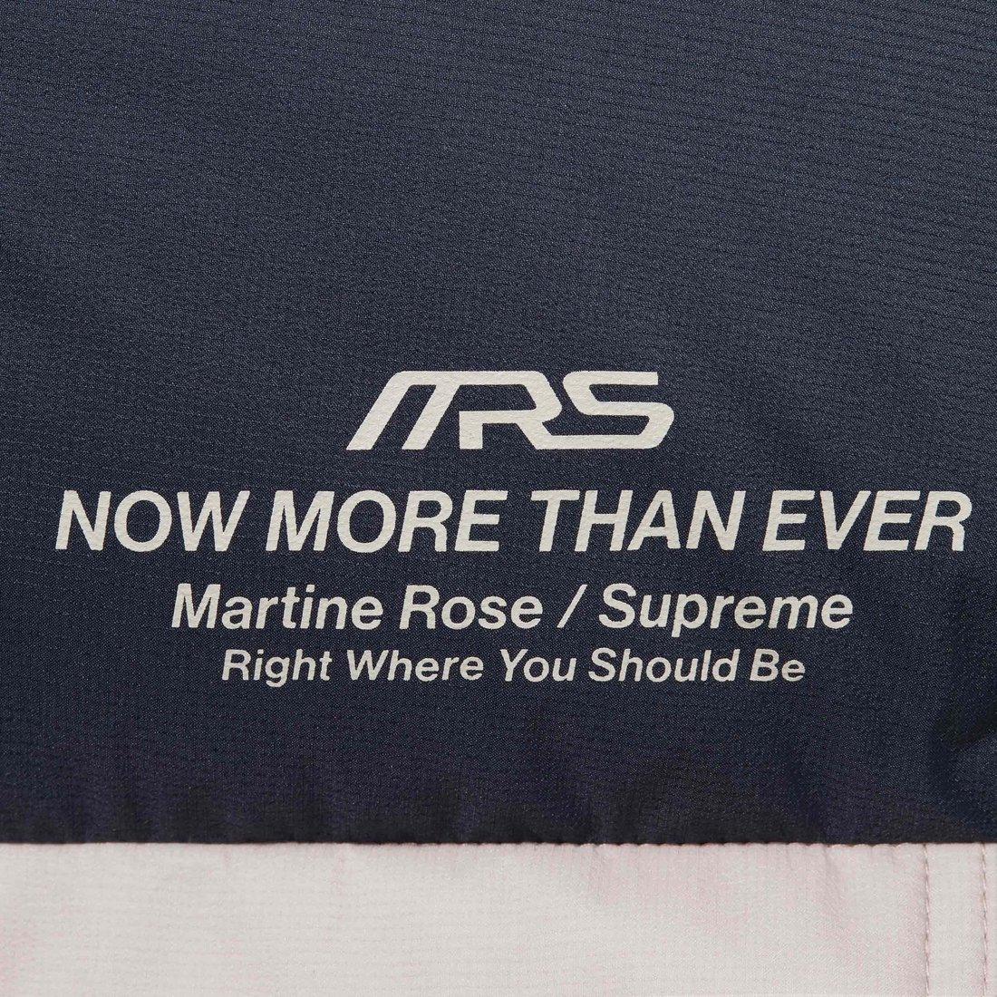 Details on Supreme Martine Rose Down Puffer Jacket Multicolor from fall winter
                                                    2024 (Price is $498)