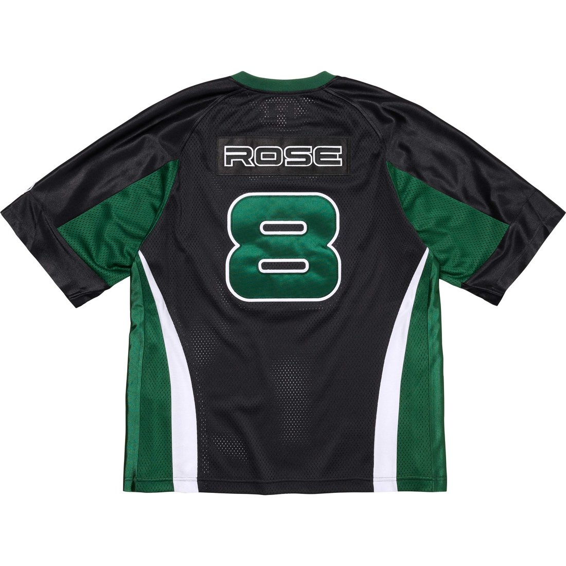 Details on Supreme Martine Rose Football Jersey Black from fall winter
                                                    2024 (Price is $158)