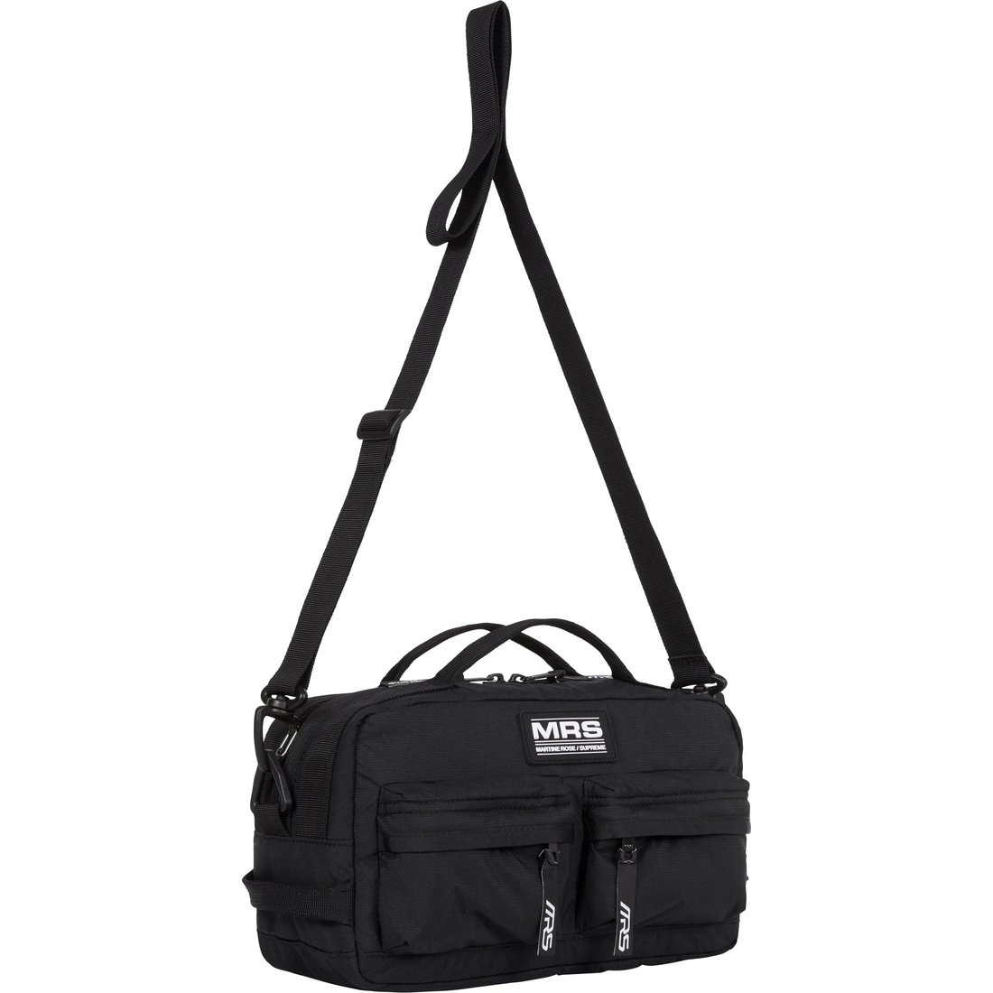 Details on Supreme Martine Rose Mini Duffle Bag Black from fall winter
                                                    2024 (Price is $138)