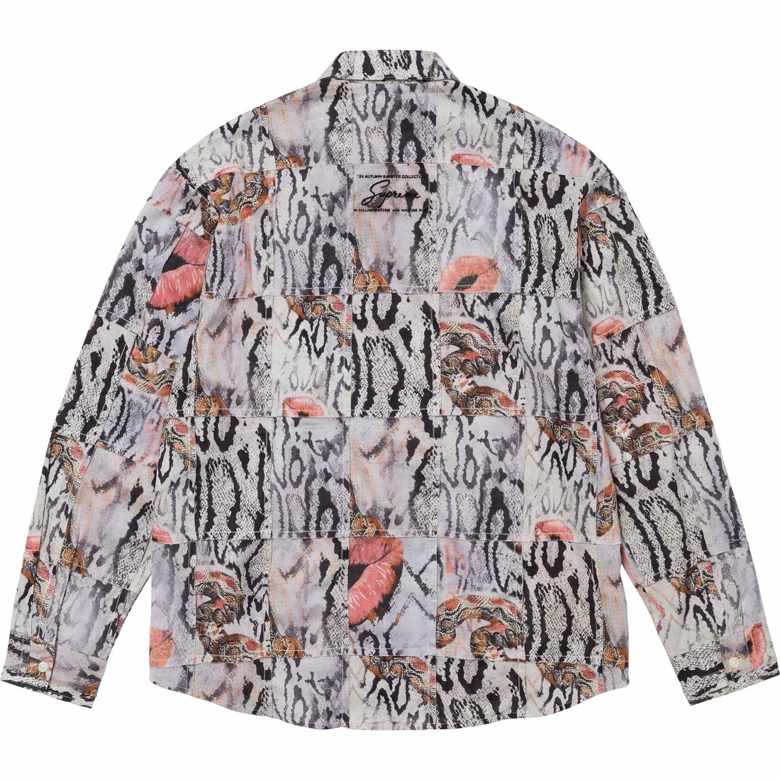 Details on Supreme Martine Rose Patchwork Shirt Multicolor from fall winter
                                                    2024 (Price is $188)