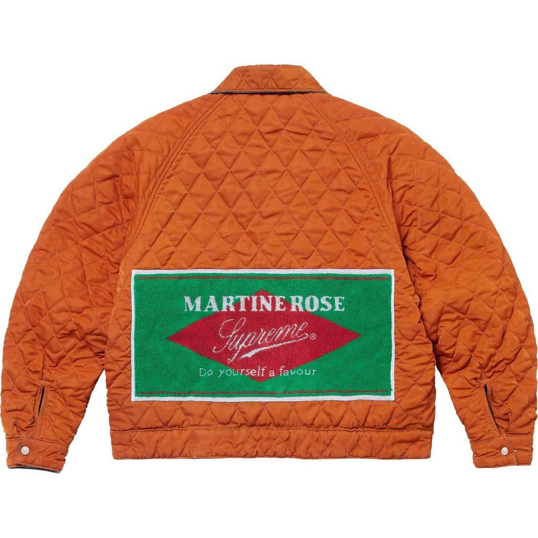 Details on Supreme Martine Rose Reversible Trucker Jacket Washed Blue from fall winter
                                                    2024 (Price is $398)