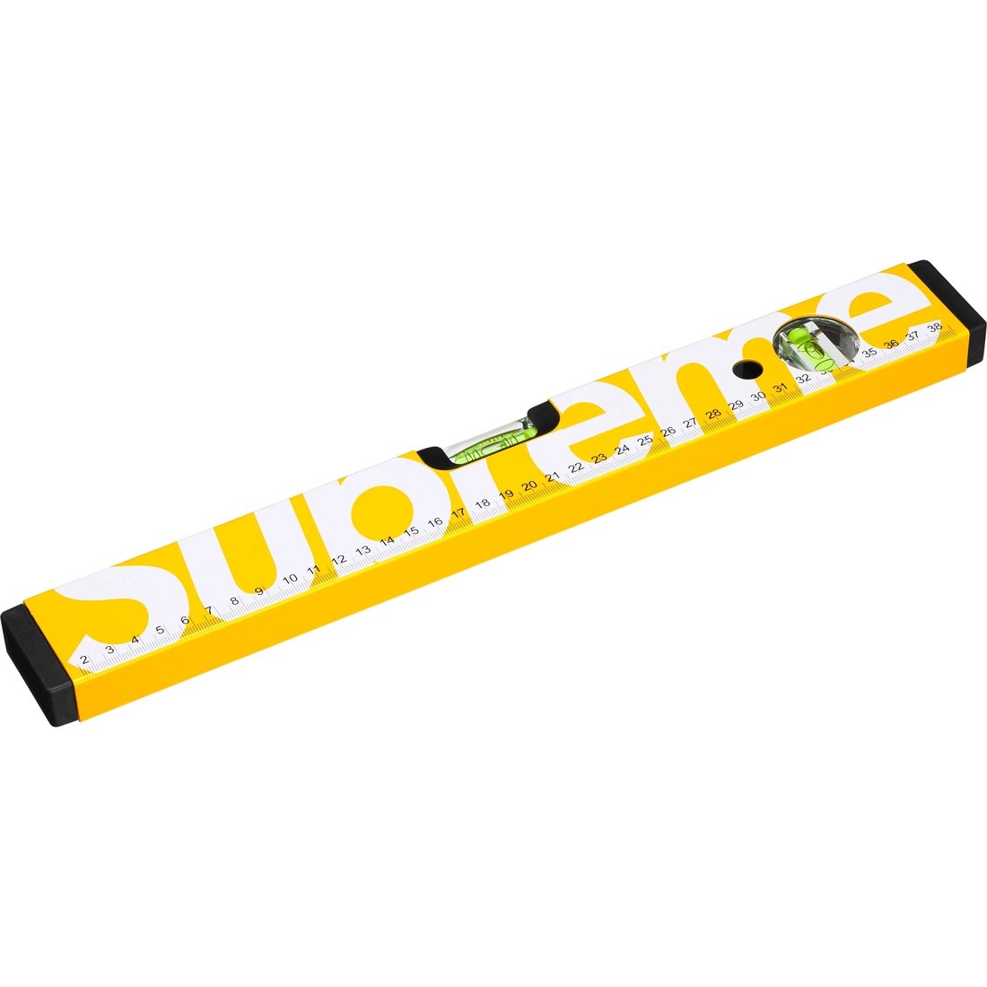 Details on Supreme Meterex Spirit Level Yellow from fall winter
                                                    2024 (Price is $48)