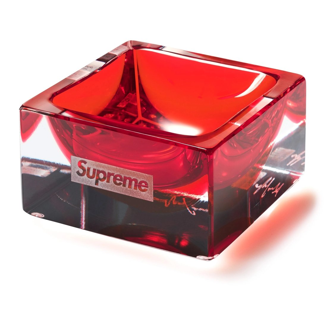 Details on Supreme Murano Ashtray Clear from fall winter
                                                    2024 (Price is $498)