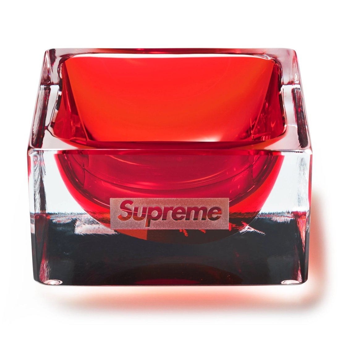 Details on Supreme Murano Ashtray Clear from fall winter
                                                    2024 (Price is $498)