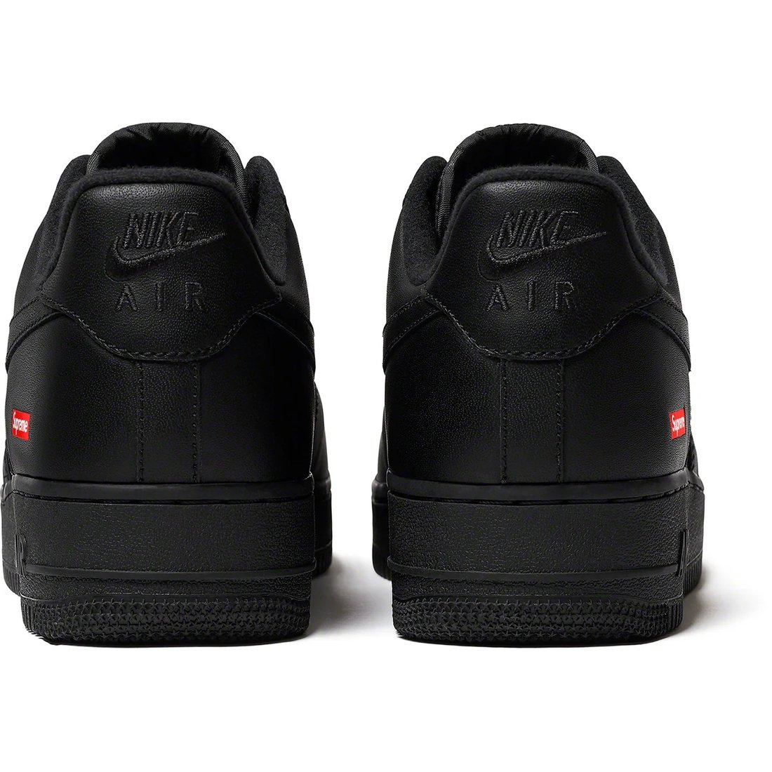 Details on Supreme Nike Air Force 1 Low Black from fall winter
                                                    2024 (Price is $124)