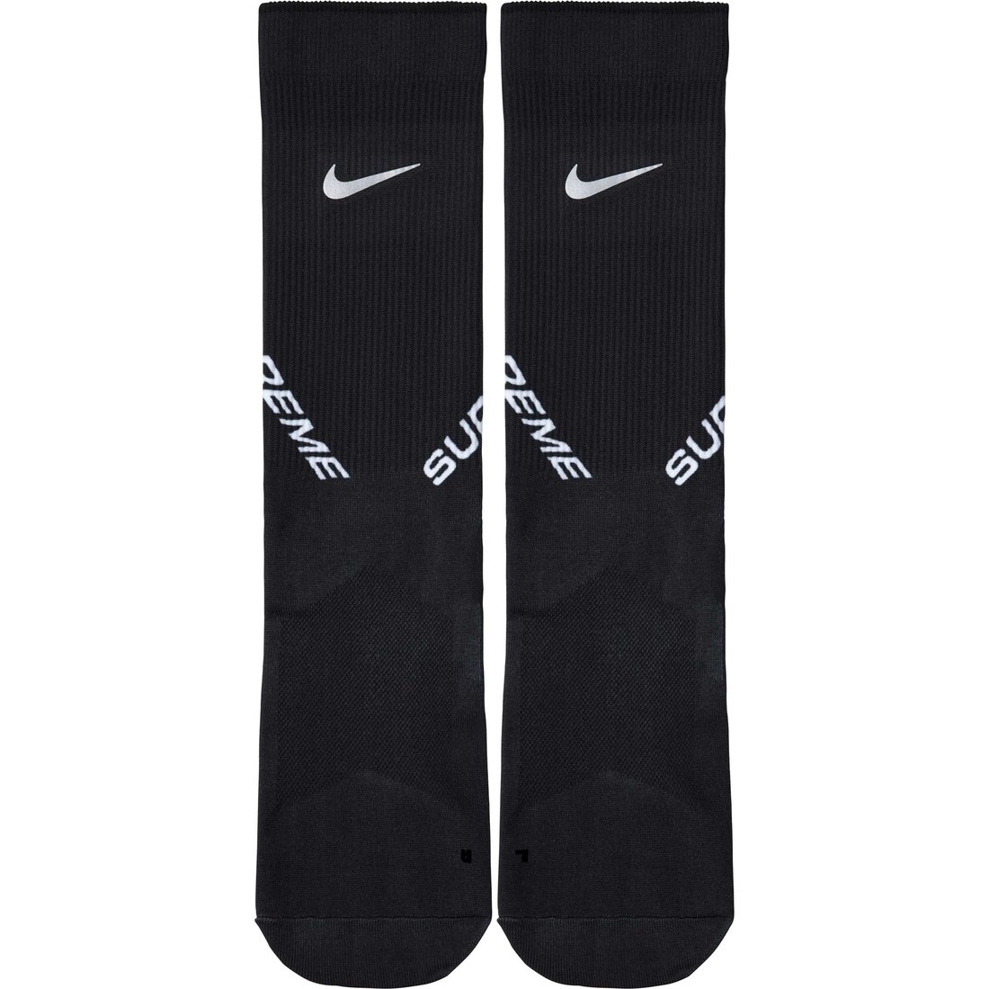 Details on Supreme Nike Crew Socks Black from fall winter
                                                    2024 (Price is $20)