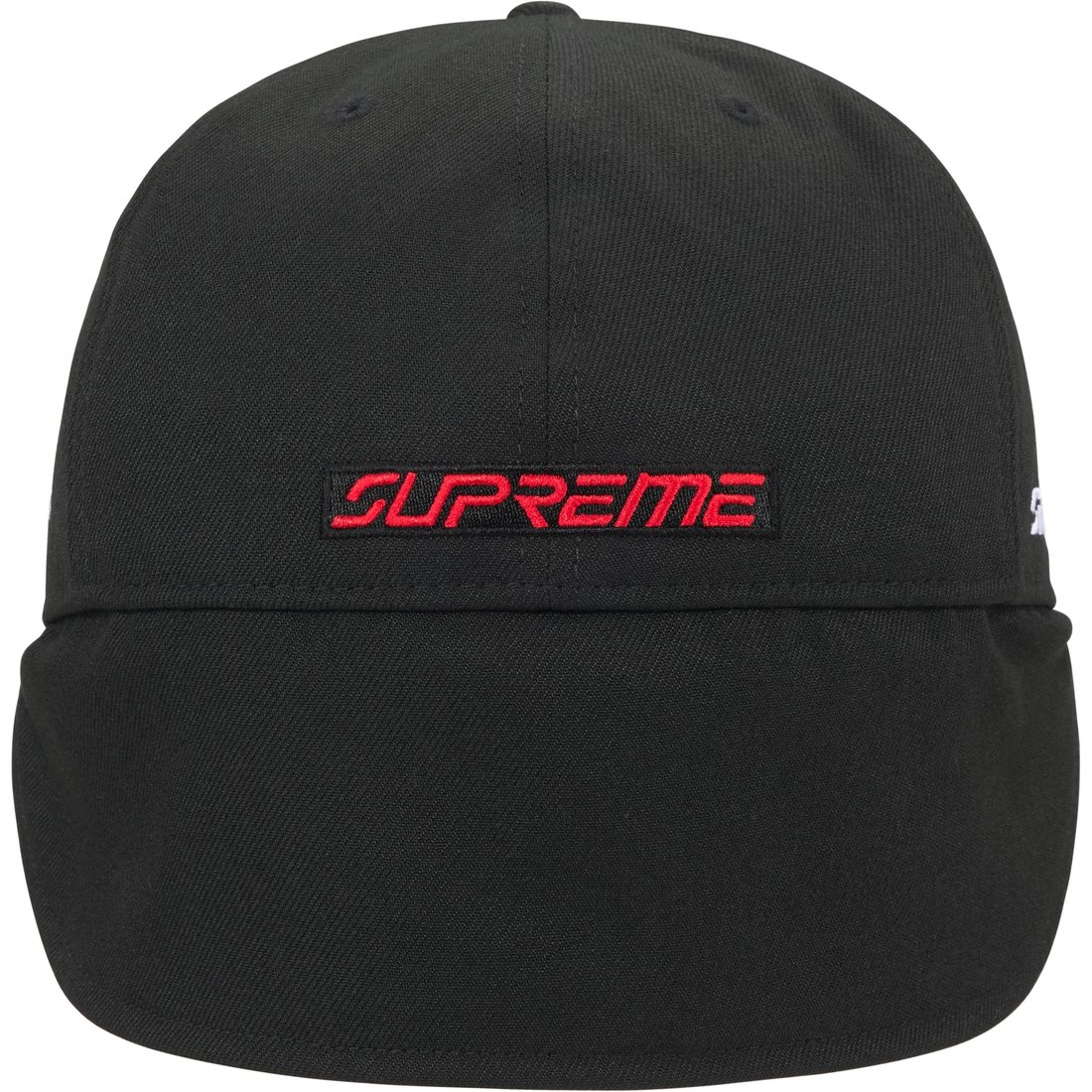 Details on Supreme Spyder Earflap New Era Black from fall winter
                                                    2024 (Price is $68)