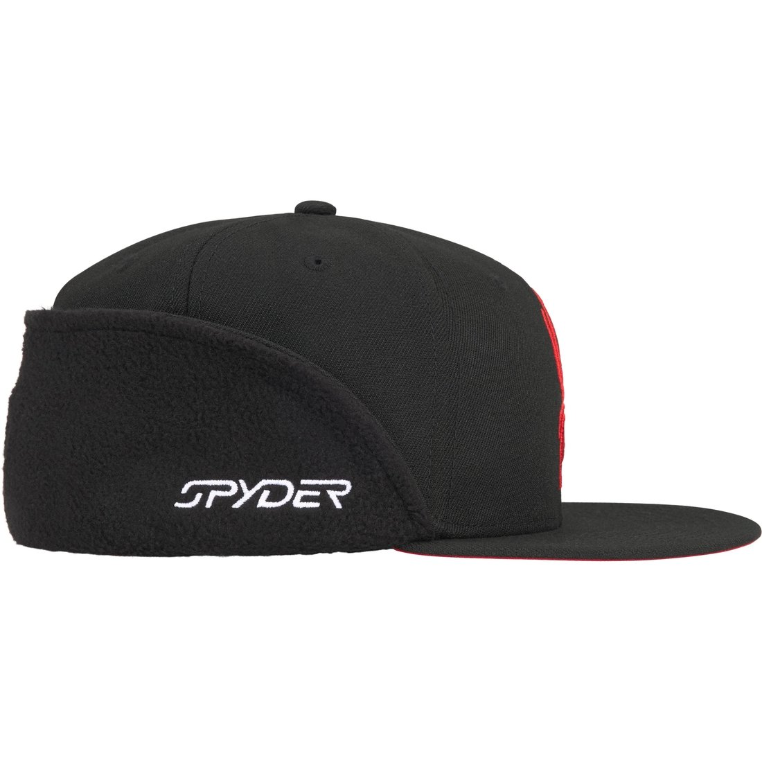 Details on Supreme Spyder Earflap New Era Black from fall winter
                                                    2024 (Price is $68)