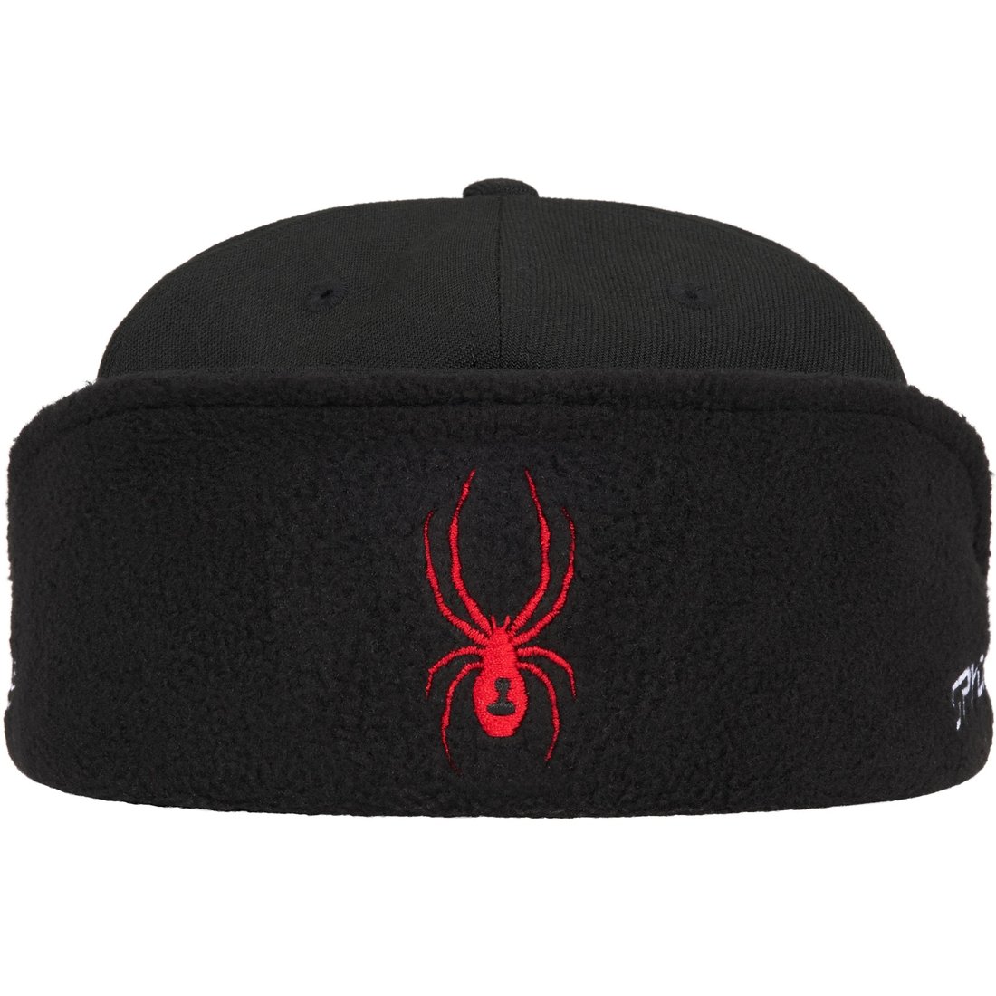 Details on Supreme Spyder Earflap New Era Black from fall winter
                                                    2024 (Price is $68)