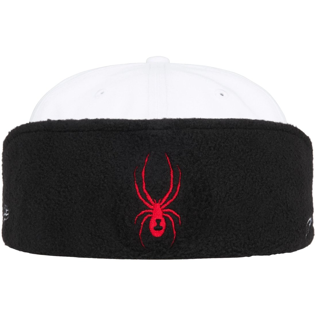 Details on Supreme Spyder Earflap New Era White from fall winter
                                                    2024 (Price is $68)