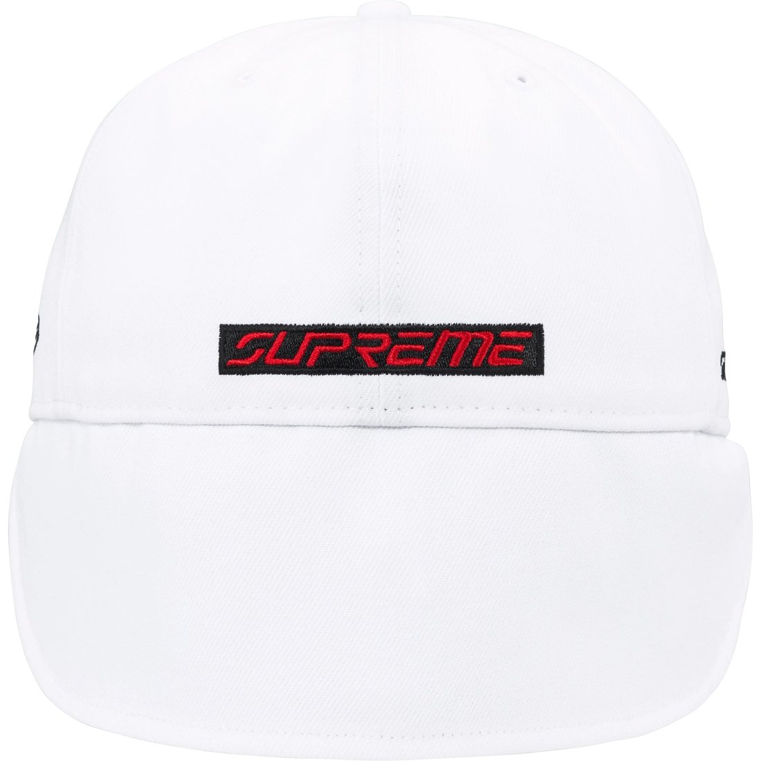 Details on Supreme Spyder Earflap New Era White from fall winter
                                                    2024 (Price is $68)