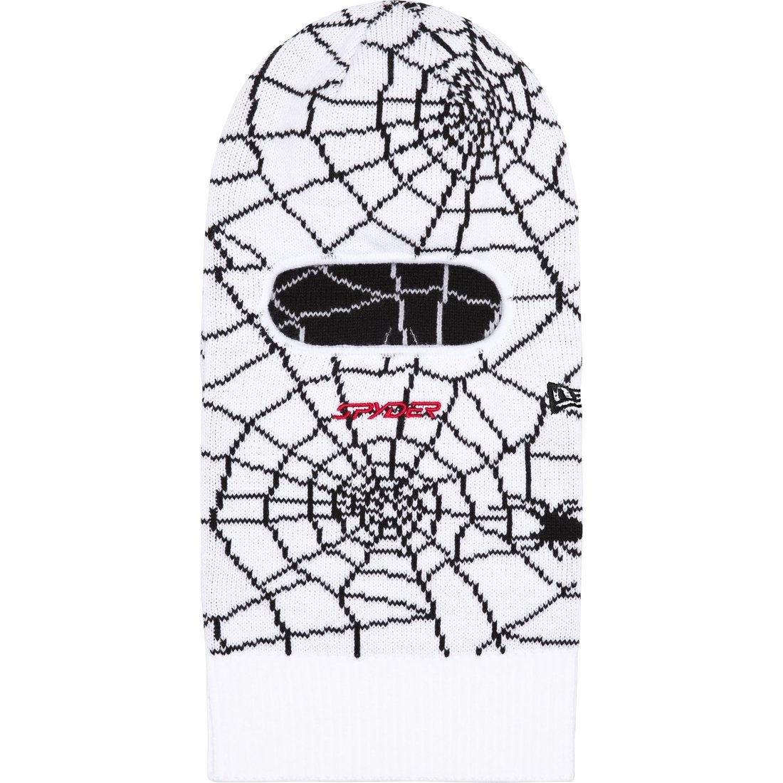 Details on Supreme Spyder New Era Balaclava White from fall winter
                                                    2024 (Price is $68)