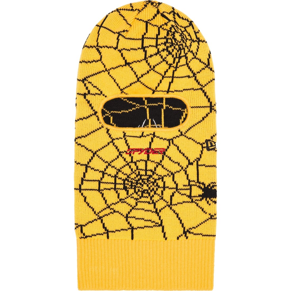 Details on Supreme Spyder New Era Balaclava Yellow from fall winter
                                                    2024 (Price is $68)