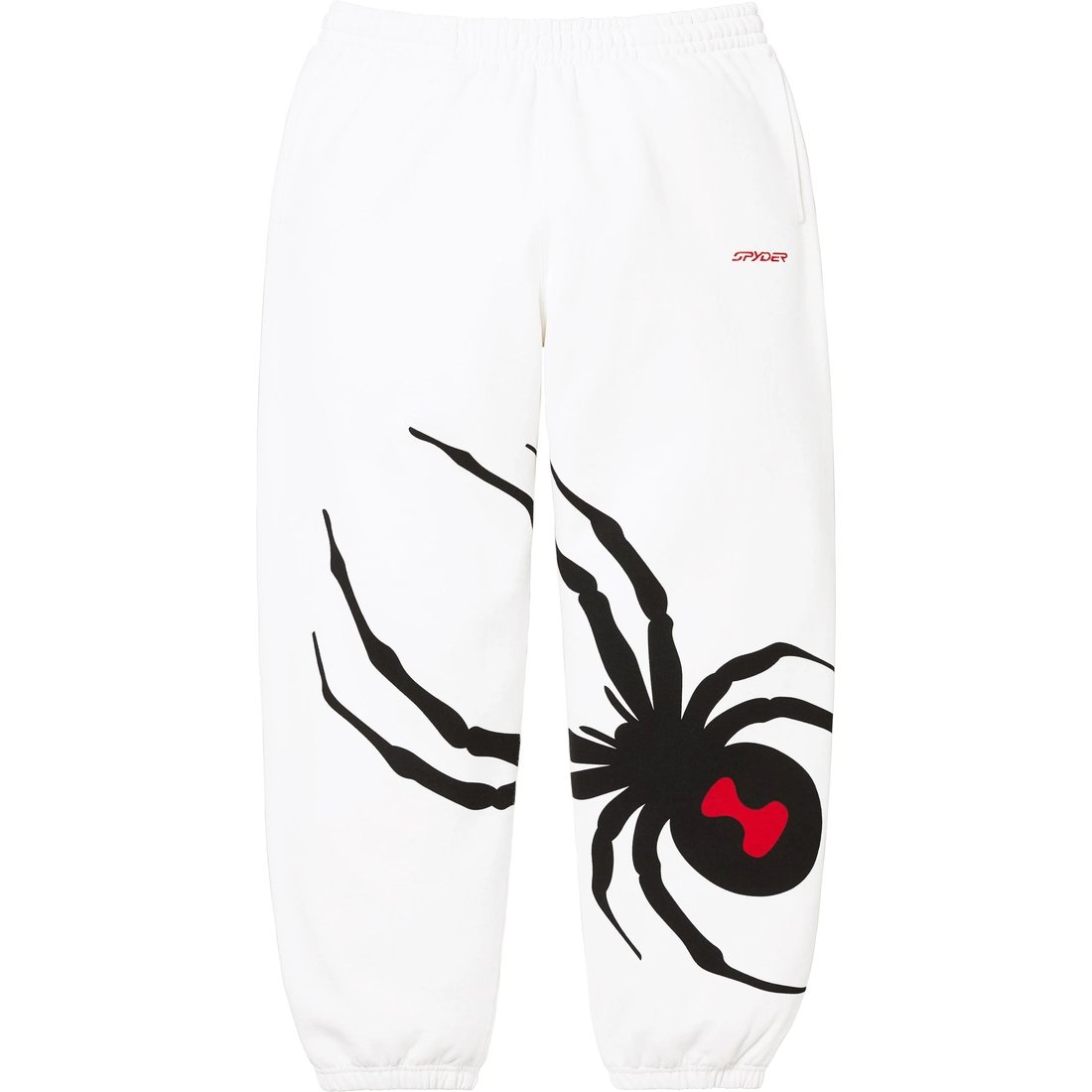 Details on Supreme Spyder Sweatpant White from fall winter
                                                    2024 (Price is $158)