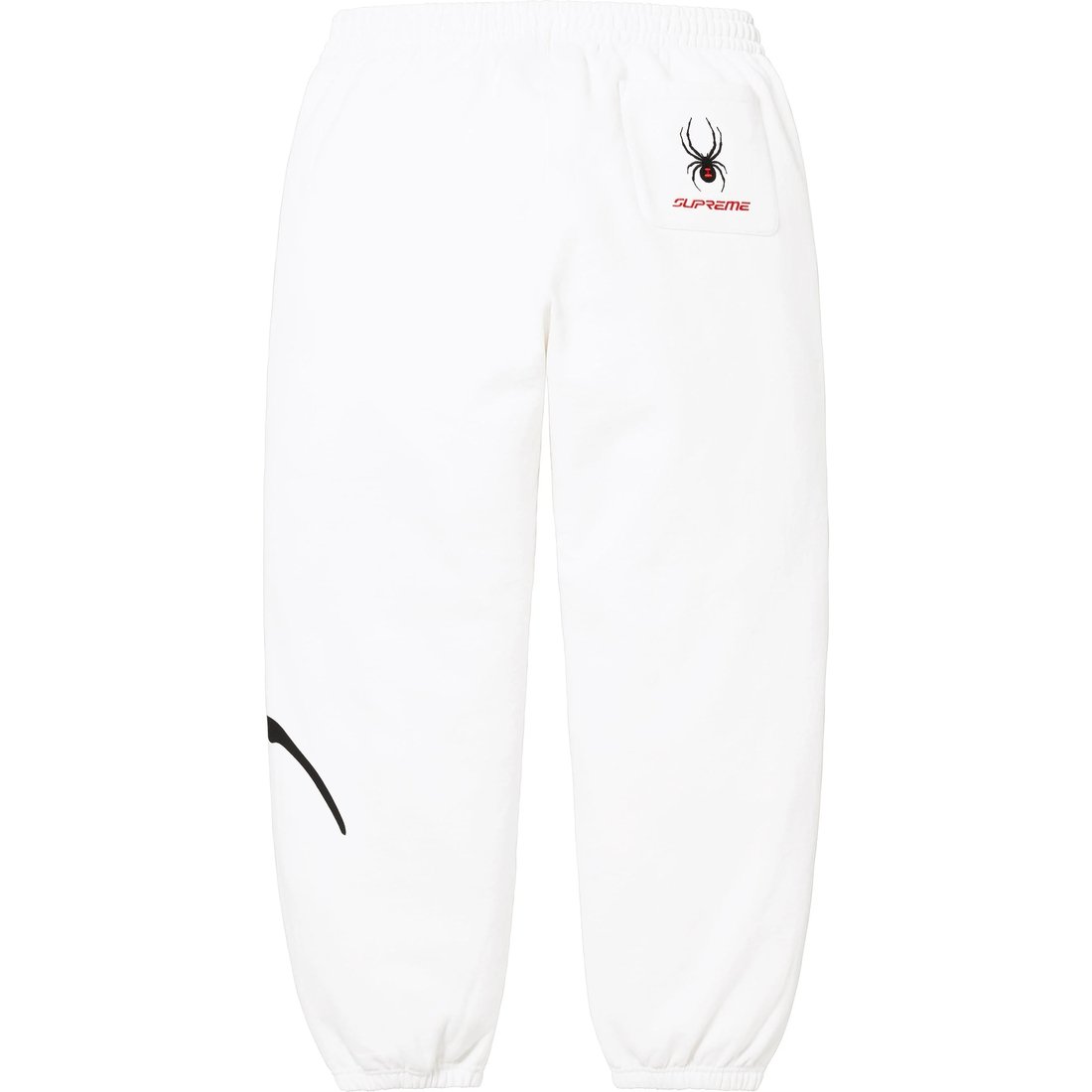 Details on Supreme Spyder Sweatpant White from fall winter
                                                    2024 (Price is $158)