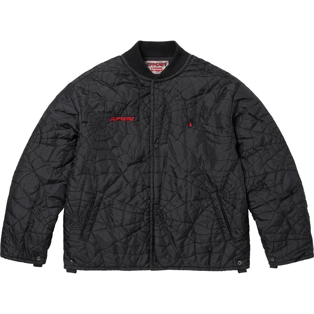 Details on Supreme Spyder Technical Jacket Black from fall winter
                                                    2024 (Price is $598)