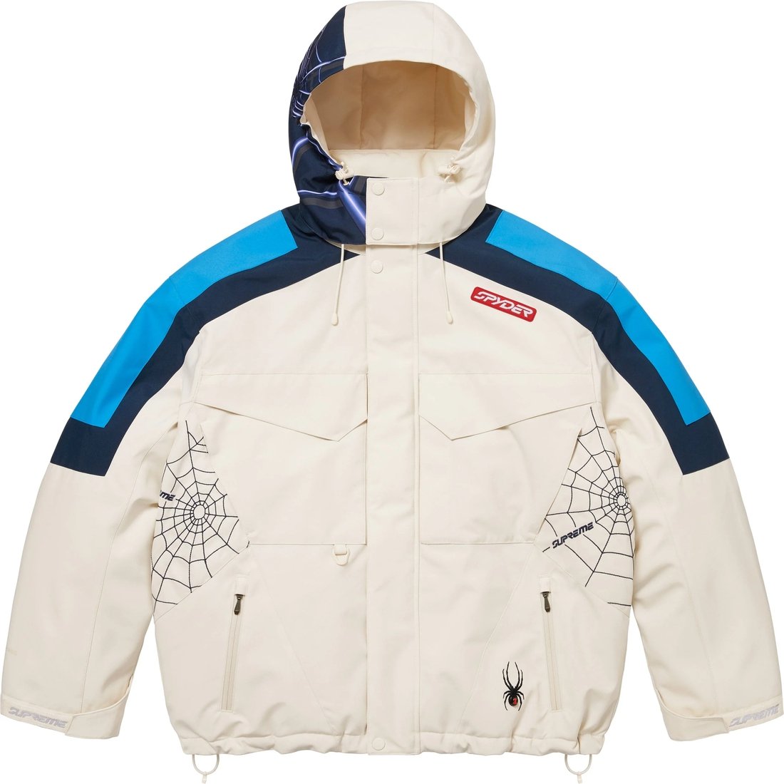 Details on Supreme Spyder Technical Jacket Stone from fall winter
                                                    2024 (Price is $598)