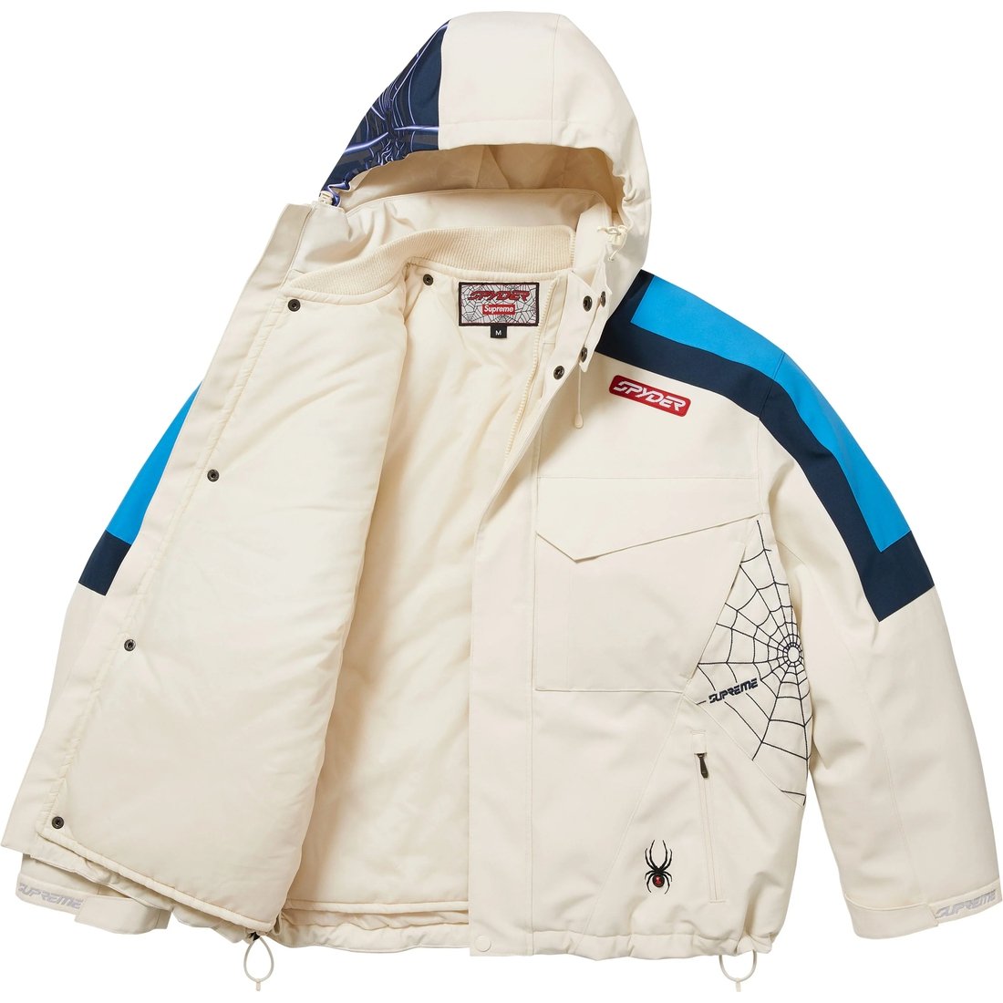 Details on Supreme Spyder Technical Jacket Stone from fall winter
                                                    2024 (Price is $598)