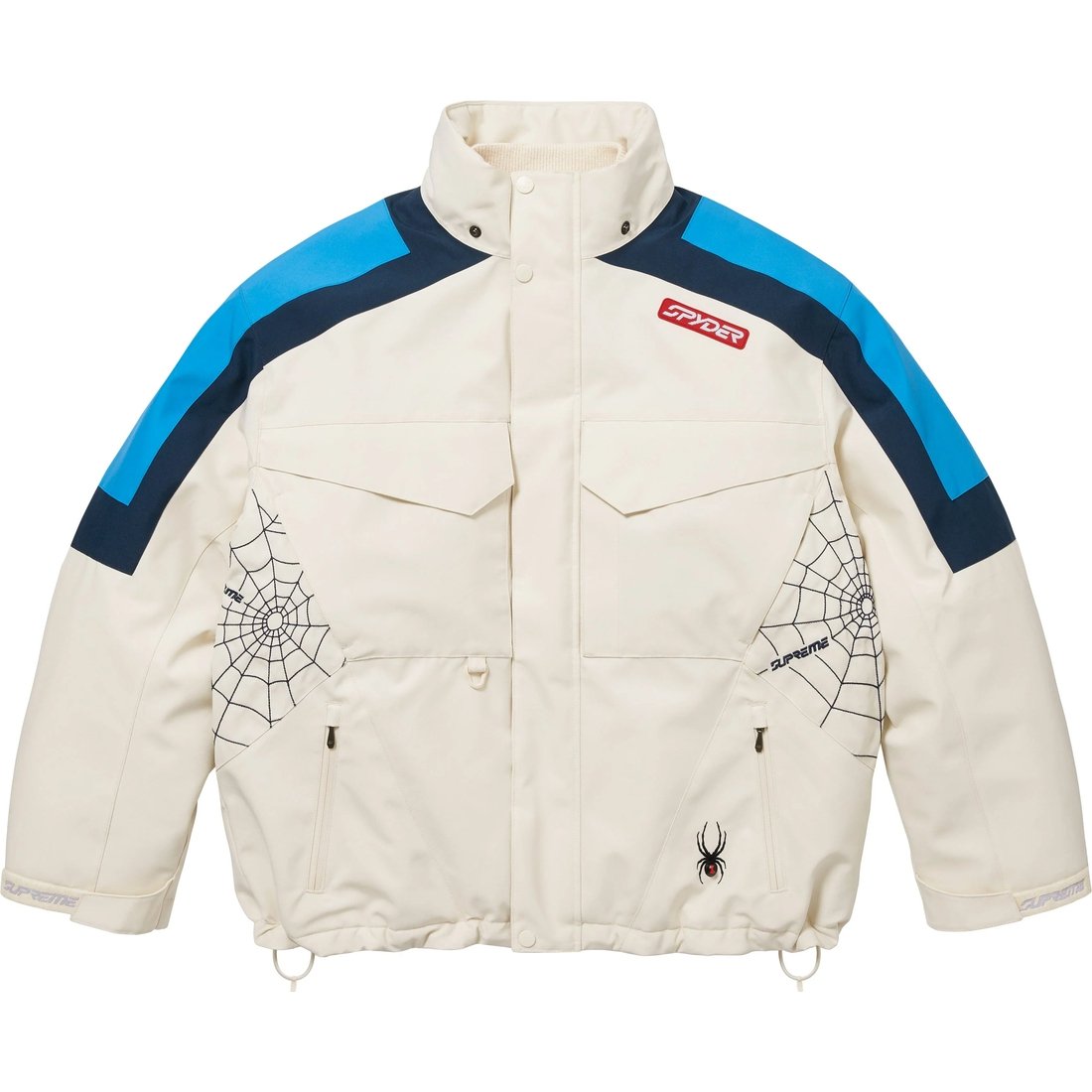 Details on Supreme Spyder Technical Jacket Stone from fall winter
                                                    2024 (Price is $598)