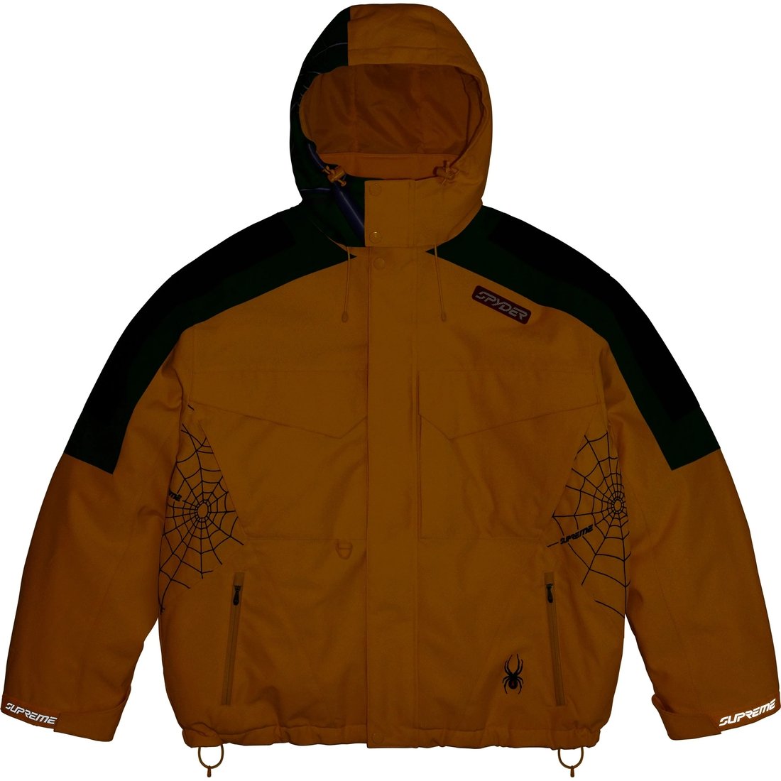 Details on Supreme Spyder Technical Jacket Yellow from fall winter
                                                    2024 (Price is $598)