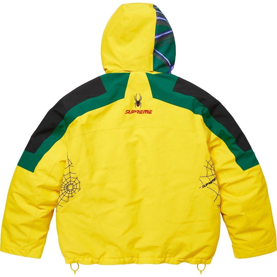 Details on Supreme Spyder Technical Jacket Yellow from fall winter
                                                    2024 (Price is $598)