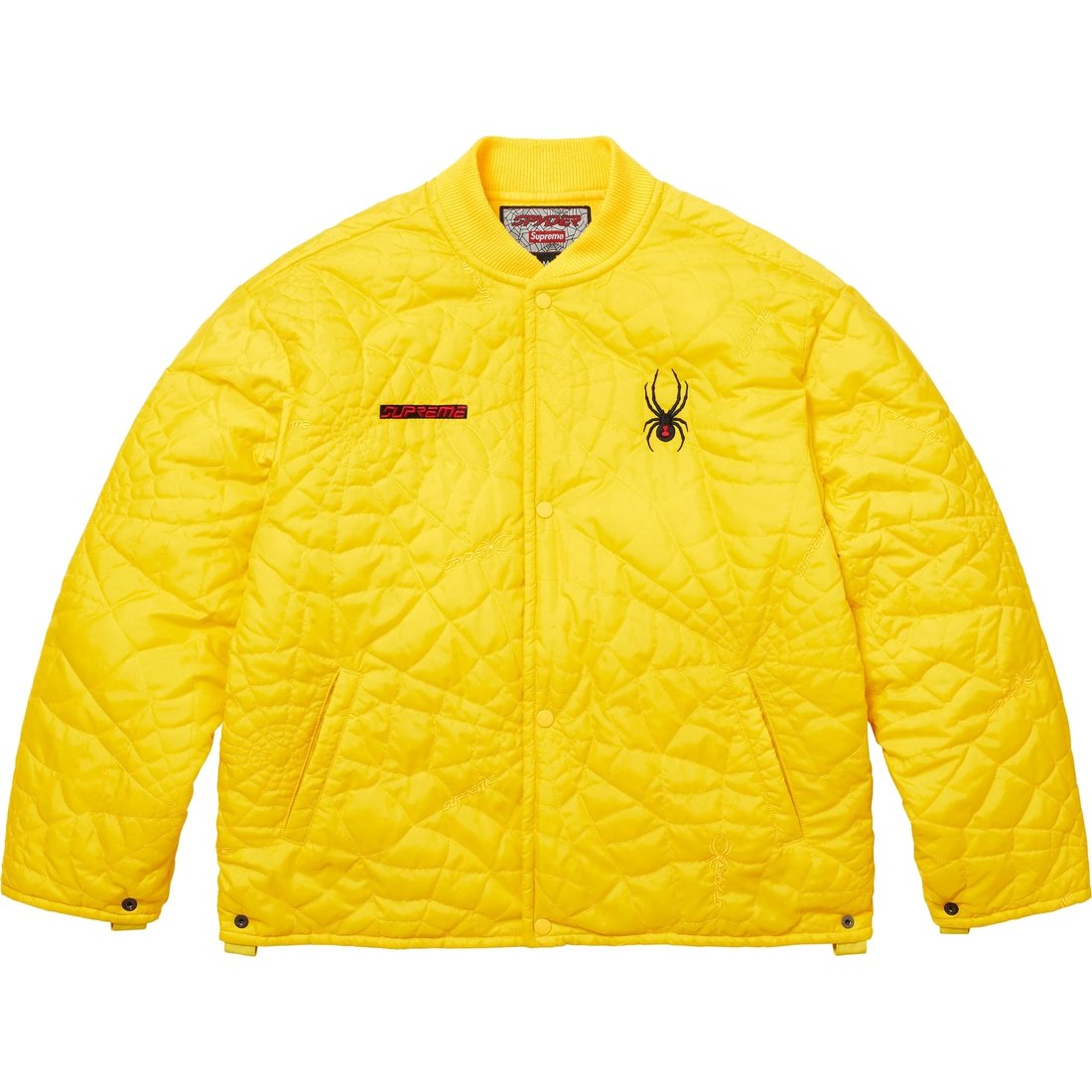 Details on Supreme Spyder Technical Jacket Yellow from fall winter
                                                    2024 (Price is $598)