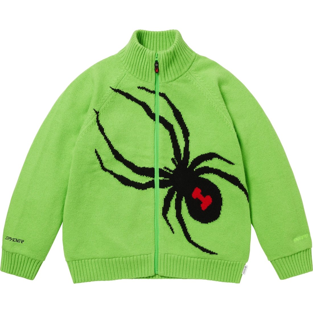 Details on Supreme  Spyder WINDSTOPPER Zip Up Sweater Green from fall winter
                                                    2024 (Price is $348)