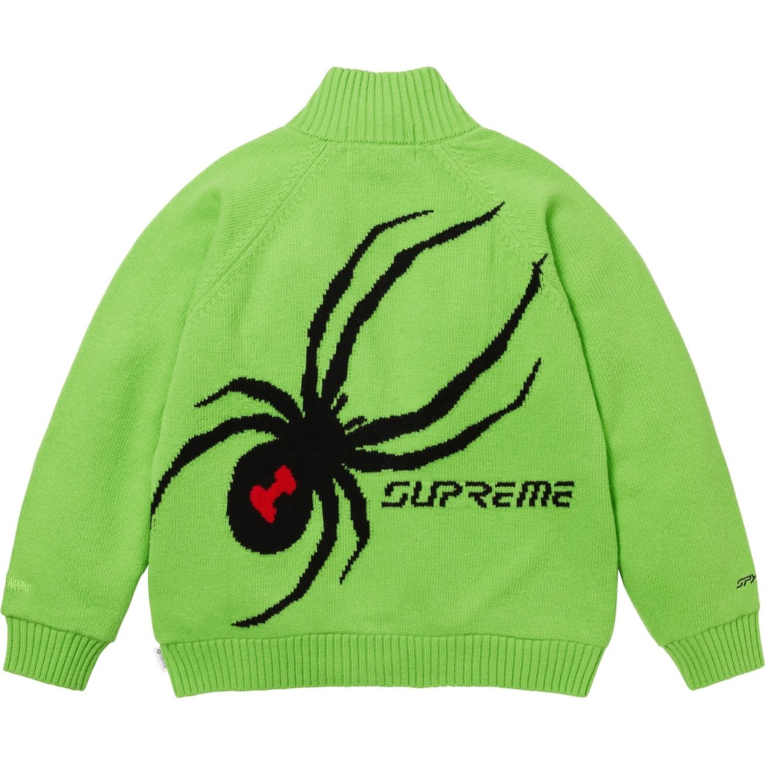 Details on Supreme  Spyder WINDSTOPPER Zip Up Sweater Green from fall winter
                                                    2024 (Price is $348)