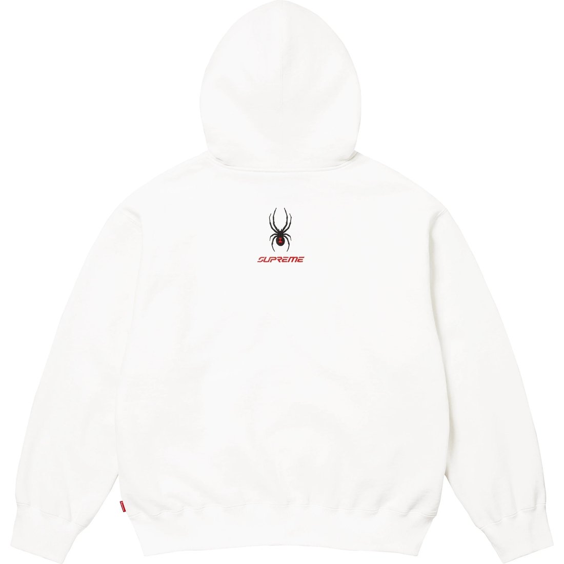 Details on Supreme Spyder Zip Up Hooded Sweatshirt White from fall winter
                                                    2024 (Price is $168)