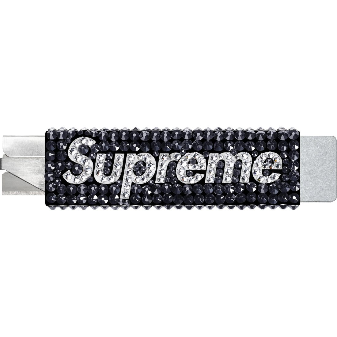 Details on Supreme Swarovski Crystal Box Cutter Black from fall winter
                                                    2024 (Price is $288)