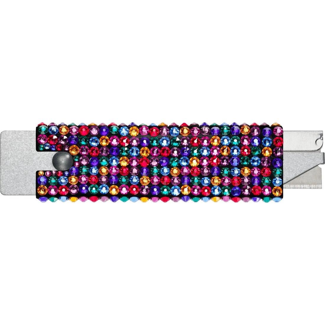 Details on Supreme Swarovski Crystal Box Cutter Multicolor from fall winter
                                                    2024 (Price is $288)