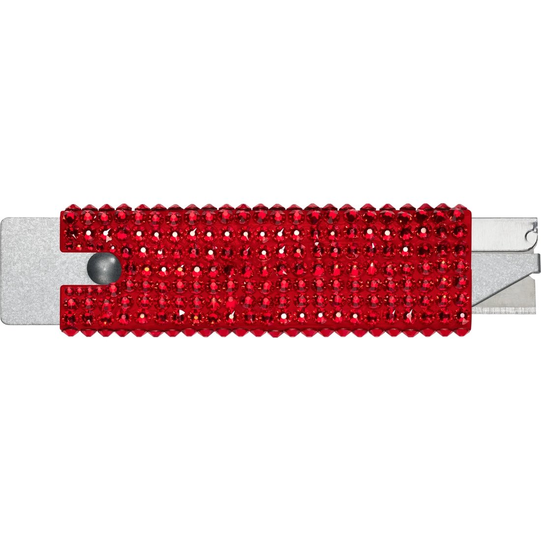 Details on Supreme Swarovski Crystal Box Cutter Red from fall winter
                                                    2024 (Price is $288)