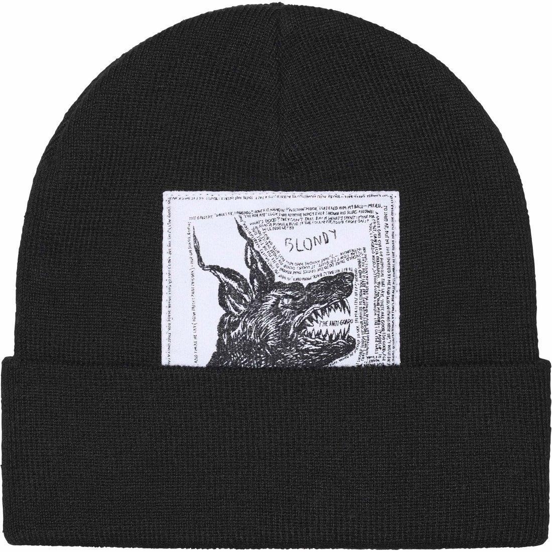 Details on Supreme The North Face Beanie Black from fall winter
                                                    2024 (Price is $44)