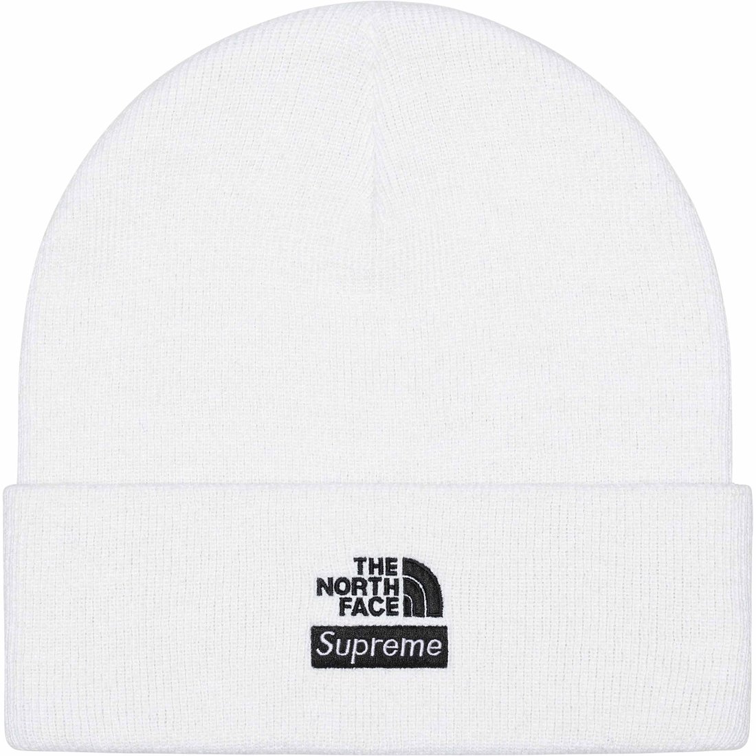 Details on Supreme The North Face Beanie White from fall winter
                                                    2024 (Price is $44)