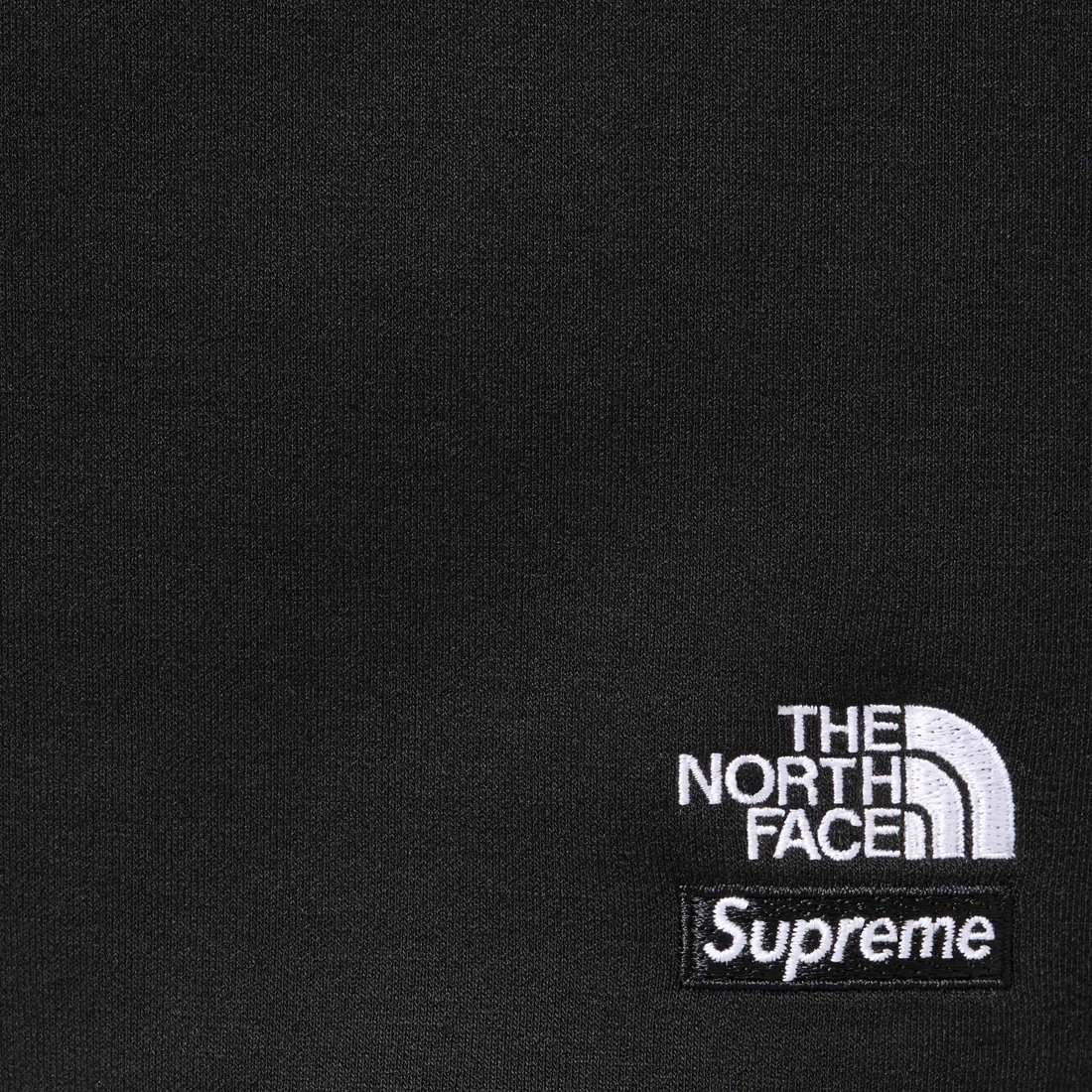 Details on Supreme The North Face Down Zip Up Hooded Sweatshirt Black from fall winter
                                                    2024 (Price is $298)