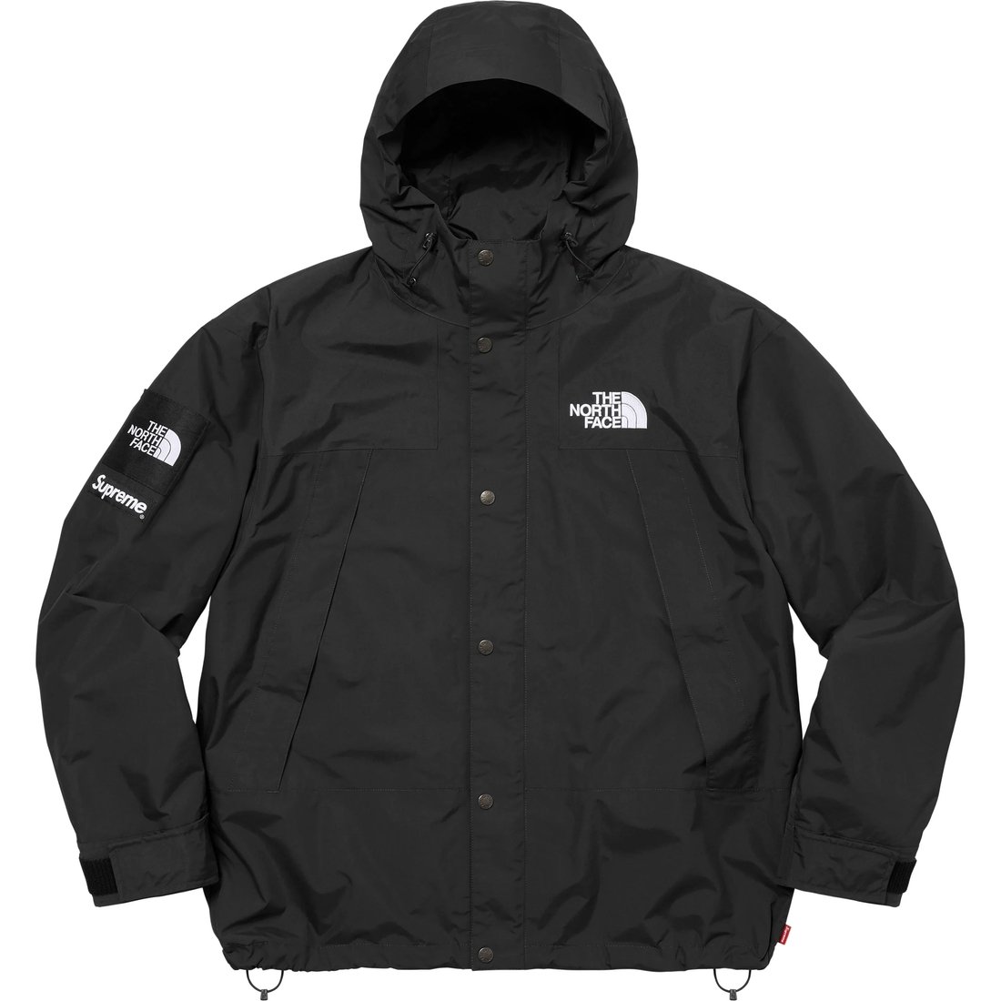 Details on Supreme The North Face Mountain Jacket Black from fall winter
                                                    2024 (Price is $438)