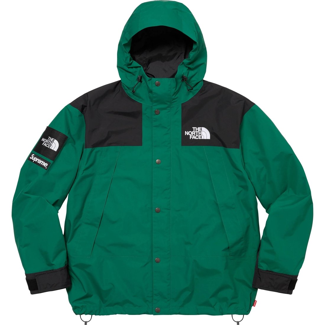 Details on Supreme The North Face Mountain Jacket Green from fall winter
                                                    2024 (Price is $438)