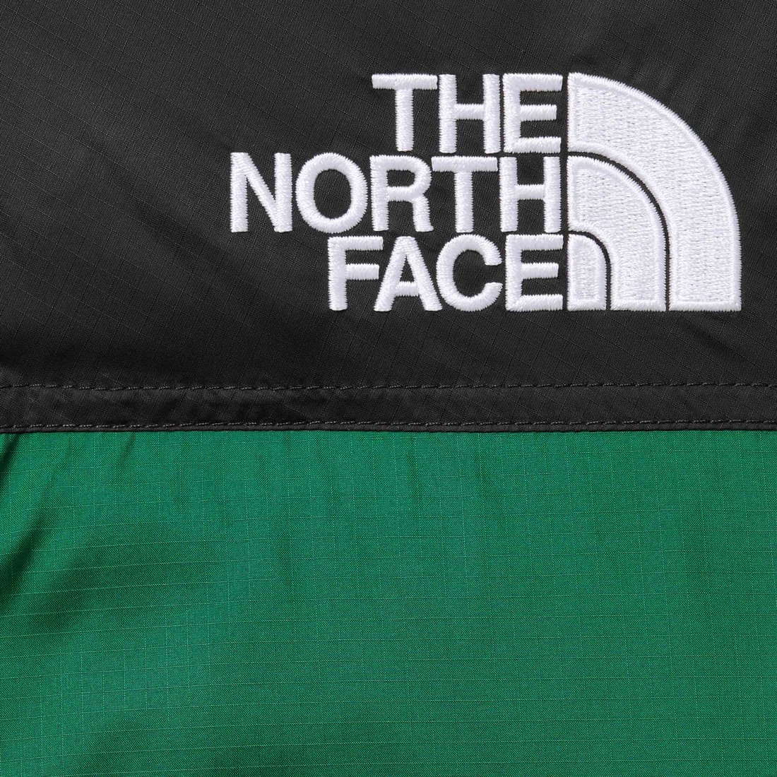 Details on Supreme The North Face Nuptse Jacket Green from fall winter
                                                    2024 (Price is $438)