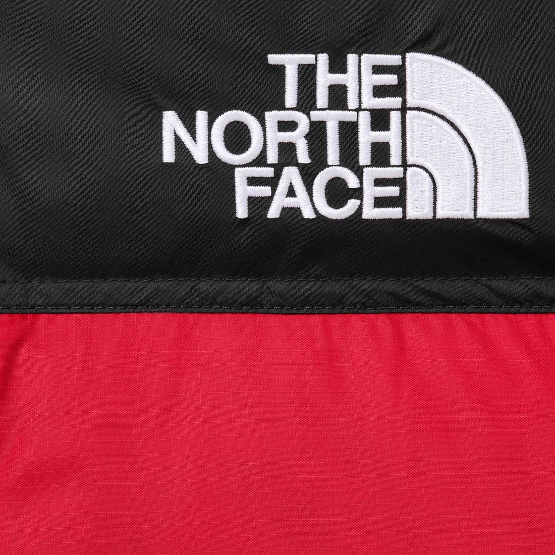 Details on Supreme The North Face Nuptse Jacket Red from fall winter
                                                    2024 (Price is $438)