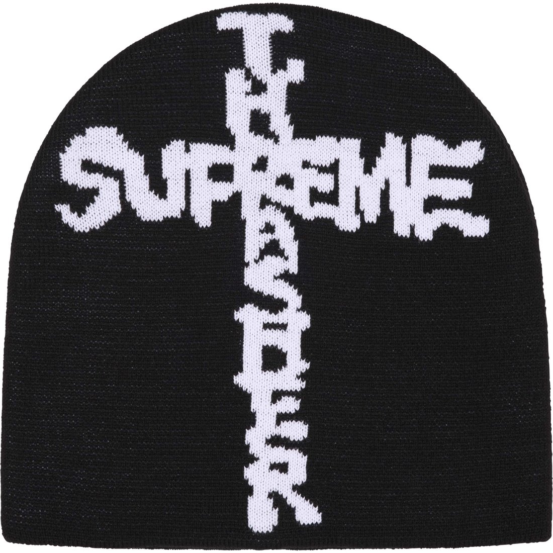 Details on Supreme Thrasher Beanie Black from fall winter
                                                    2024 (Price is $44)