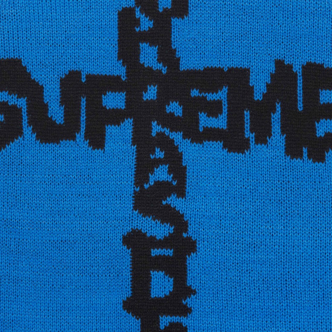 Details on Supreme Thrasher Beanie Bright Blue from fall winter
                                                    2024 (Price is $44)