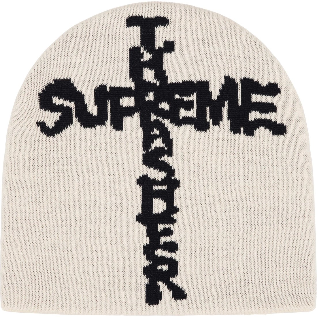 Details on Supreme Thrasher Beanie Stone from fall winter
                                                    2024 (Price is $44)