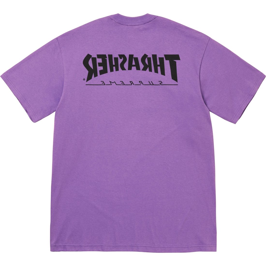 Details on Supreme Thrasher Harold Tee Purple from fall winter
                                                    2024 (Price is $48)