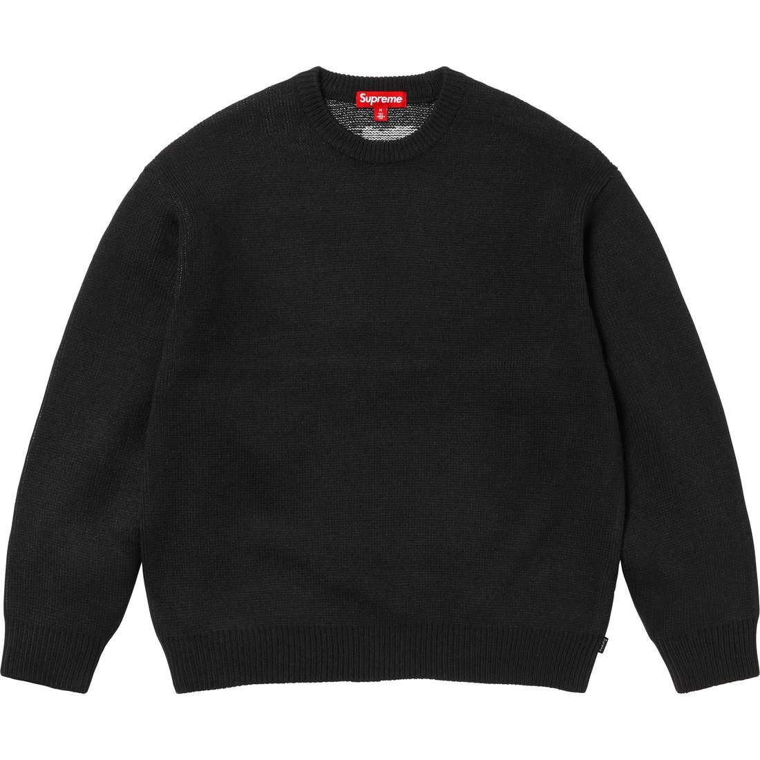 Details on Supreme Thrasher Sweater Black from fall winter
                                                    2024 (Price is $168)