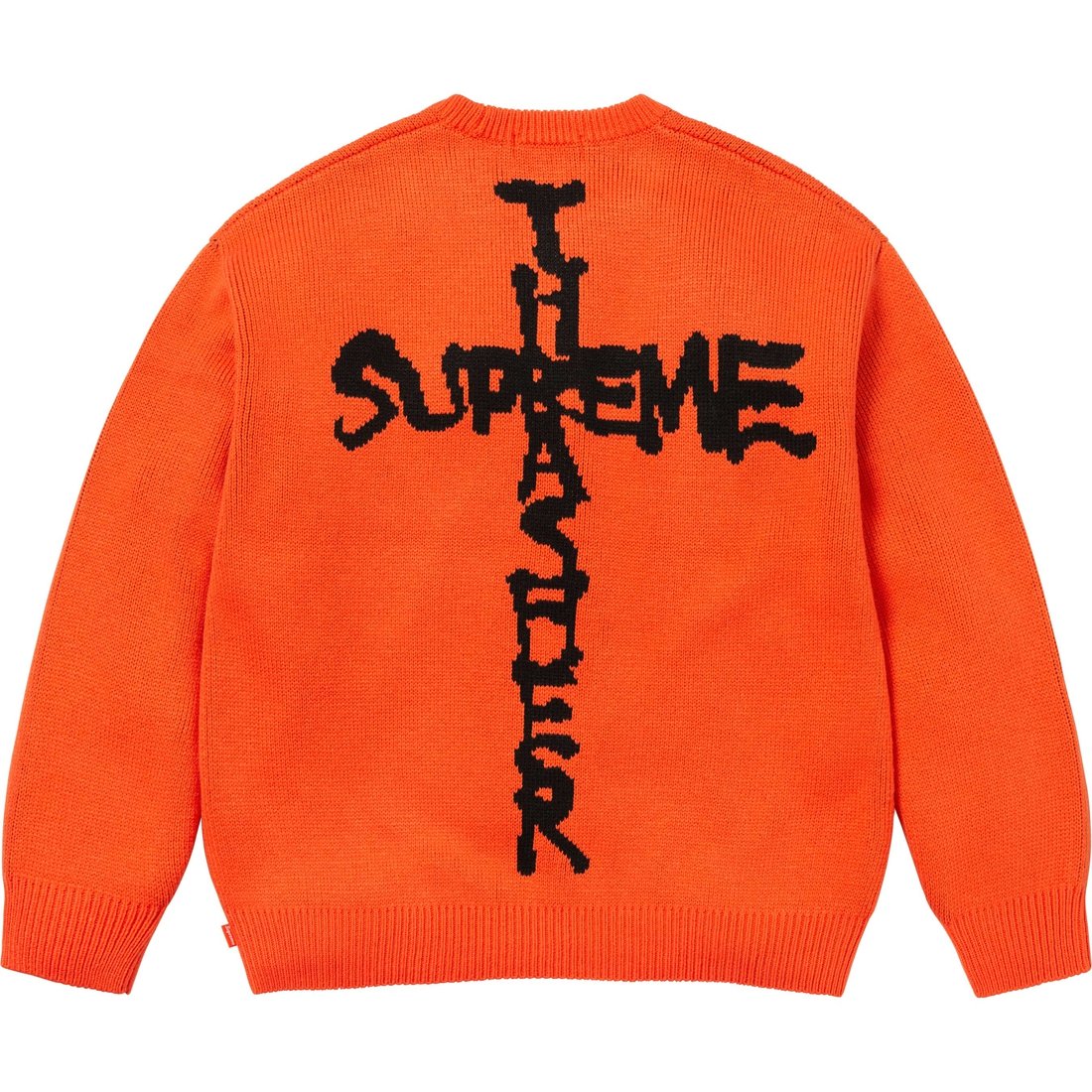 Details on Supreme Thrasher Sweater Orange from fall winter
                                                    2024 (Price is $168)