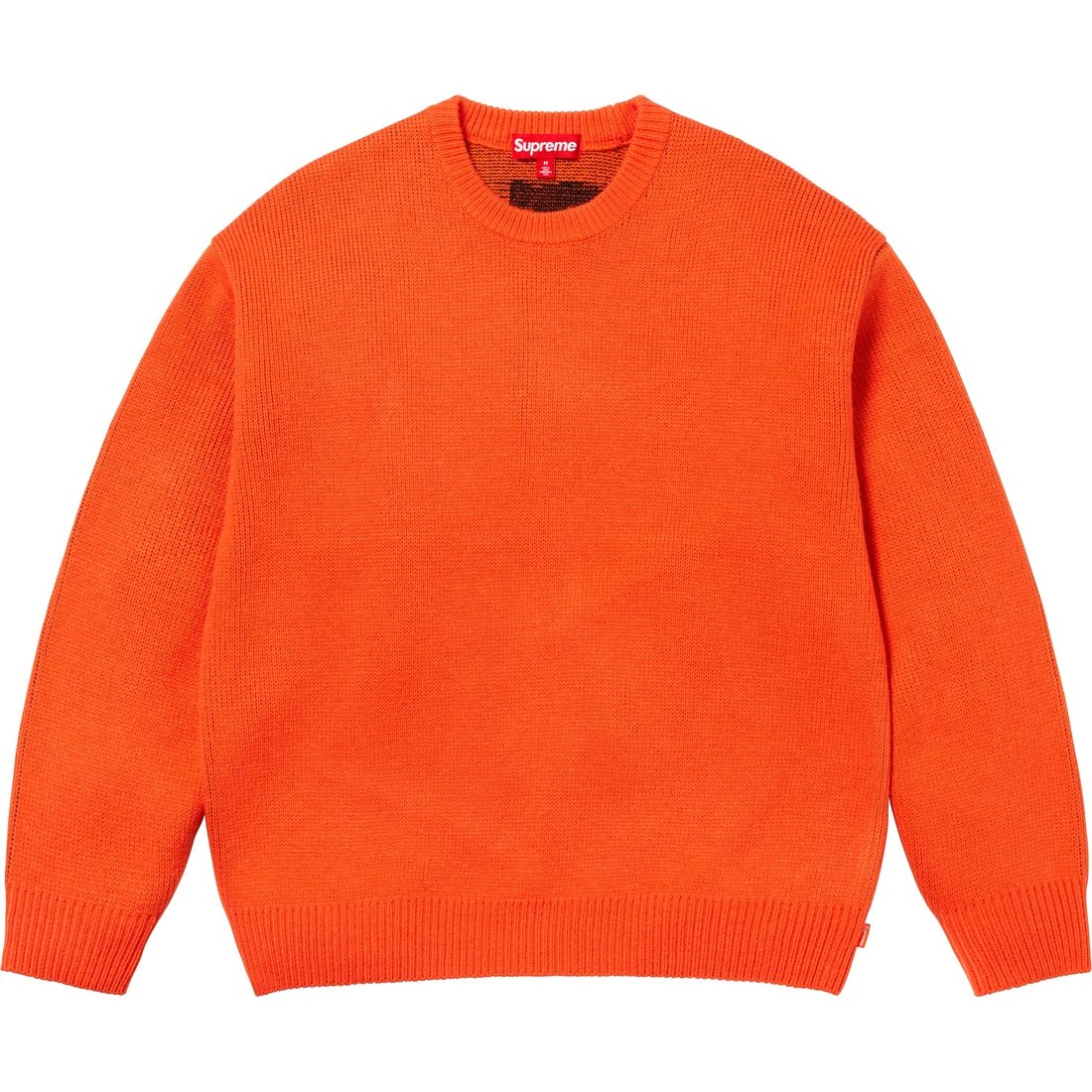 Details on Supreme Thrasher Sweater Orange from fall winter
                                                    2024 (Price is $168)