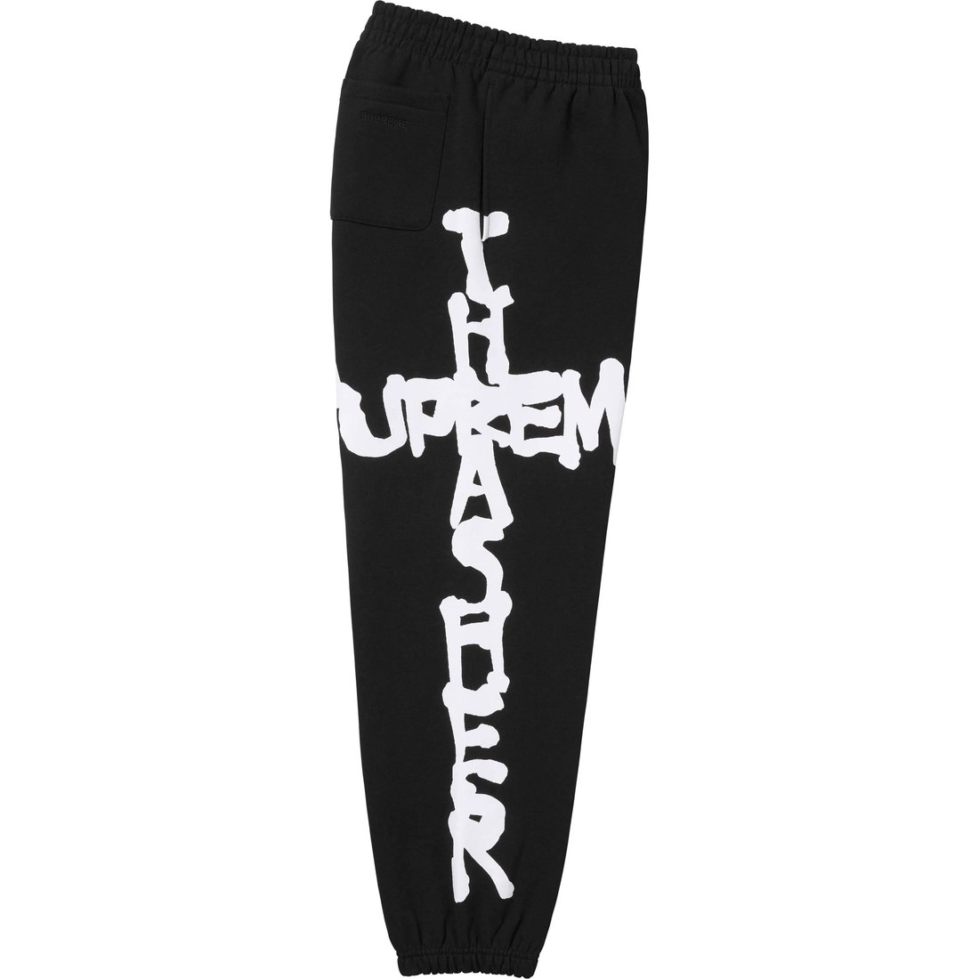 Details on Supreme Thrasher Sweatpant Black from fall winter
                                                    2024 (Price is $158)